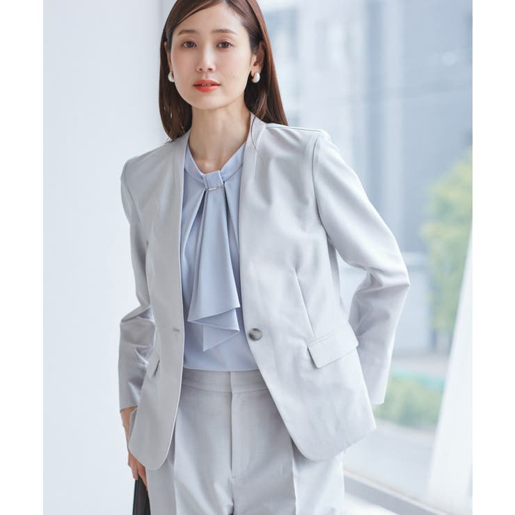 ノーラペルジャケット 通勤 セットアップ対応 | ROPE' PICNIC | 詳細画像6 