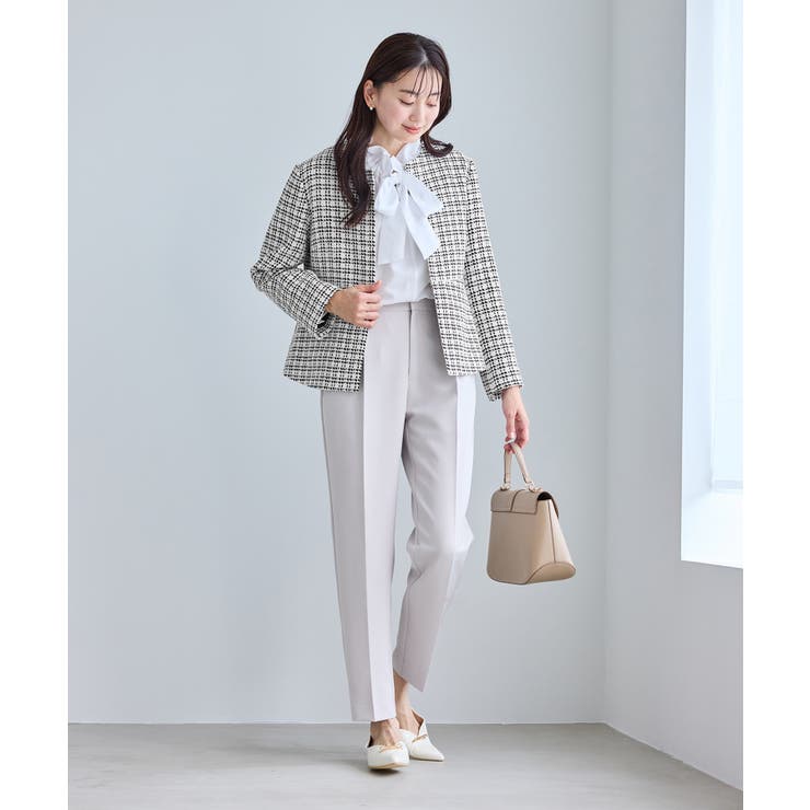 【WEB限定カラー】ツイードフレアジャケット/セレモニー対応・リンクコーデ | ROPE' PICNIC | 詳細画像3 