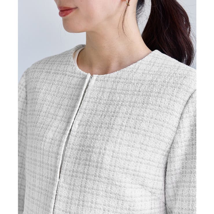 【WEB限定カラー】ツイードフレアジャケット/セレモニー対応・リンクコーデ | ROPE' PICNIC | 詳細画像34 