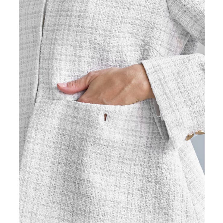 【WEB限定カラー】ツイードフレアジャケット/セレモニー対応・リンクコーデ | ROPE' PICNIC | 詳細画像37 