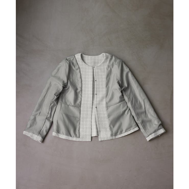 【WEB限定カラー】ツイードフレアジャケット/セレモニー対応・リンクコーデ | ROPE' PICNIC | 詳細画像40 