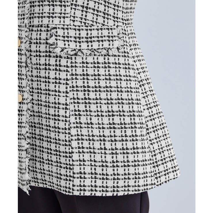 【WEB限定カラー】ツイード金ボタンジレベスト/セレモニー対応・リンクコーデ | ROPE' PICNIC | 詳細画像27 