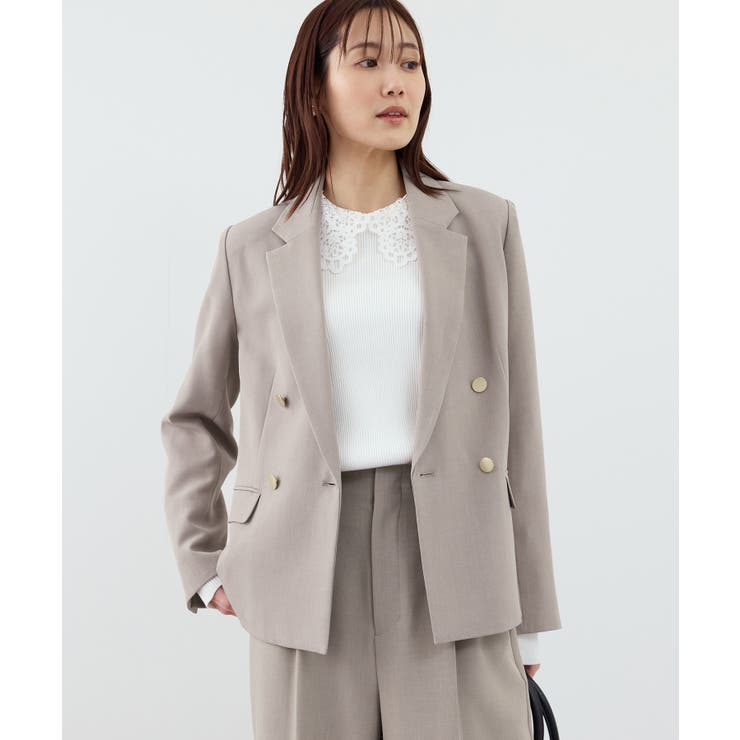 ベージュ系(29) | クリアツイル金ボタンジャケット/セレモニー・セットアップ対応 | ROPE' PICNIC