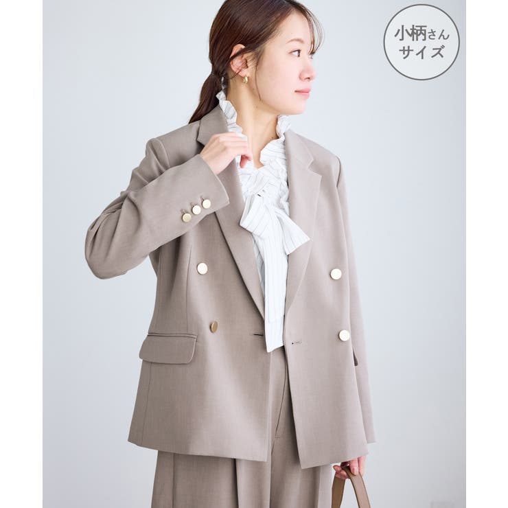 【低身長 小柄さんサイズ】クリアツイル金ボタンジャケット セレモニー | ROPE' PICNIC | 詳細画像1 