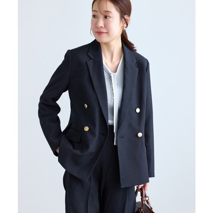 【低身長 小柄さんサイズ】クリアツイル金ボタンジャケット セレモニー | ROPE' PICNIC | 詳細画像24 