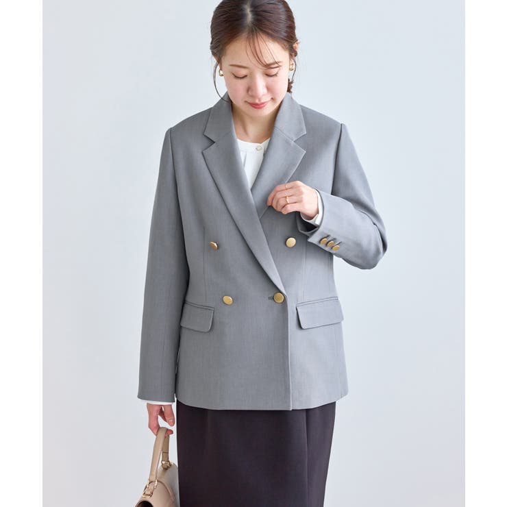 【低身長 小柄さんサイズ】クリアツイル金ボタンジャケット セレモニー | ROPE' PICNIC | 詳細画像3 