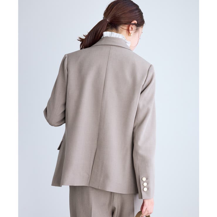 【低身長 小柄さんサイズ】クリアツイル金ボタンジャケット セレモニー | ROPE' PICNIC | 詳細画像8 