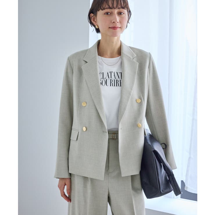 カナパ 金ボタンジャケット/セットアップ対応・UV・抗菌防臭・接触冷感 | ROPE' PICNIC | 詳細画像11 