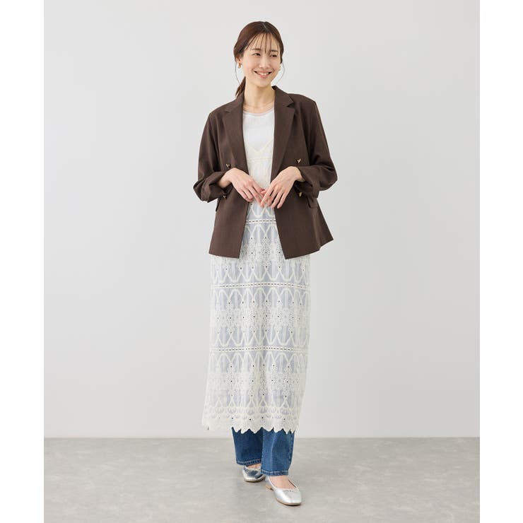 カナパ 金ボタンジャケット/セットアップ対応・UV・抗菌防臭・接触冷感 | ROPE' PICNIC | 詳細画像17 