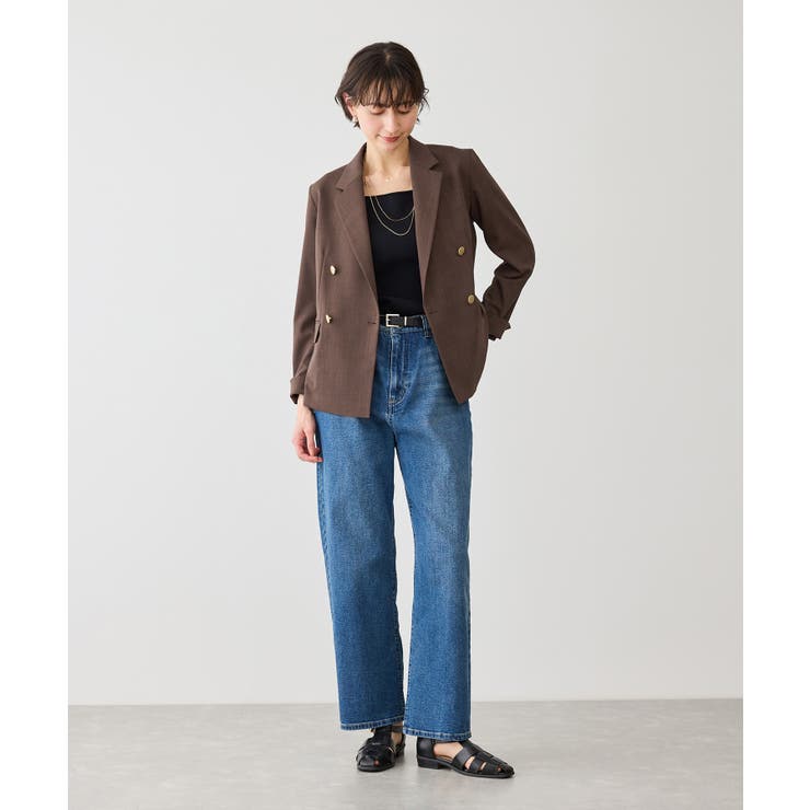 カナパ 金ボタンジャケット/セットアップ対応・UV・抗菌防臭・接触冷感 | ROPE' PICNIC | 詳細画像2 