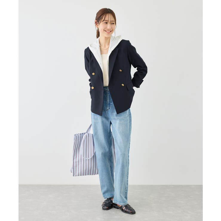 カナパ 金ボタンジャケット/セットアップ対応・UV・抗菌防臭・接触冷感 | ROPE' PICNIC | 詳細画像28 