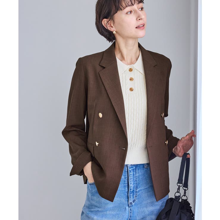 カナパ 金ボタンジャケット/セットアップ対応・UV・抗菌防臭・接触冷感 | ROPE' PICNIC | 詳細画像5 