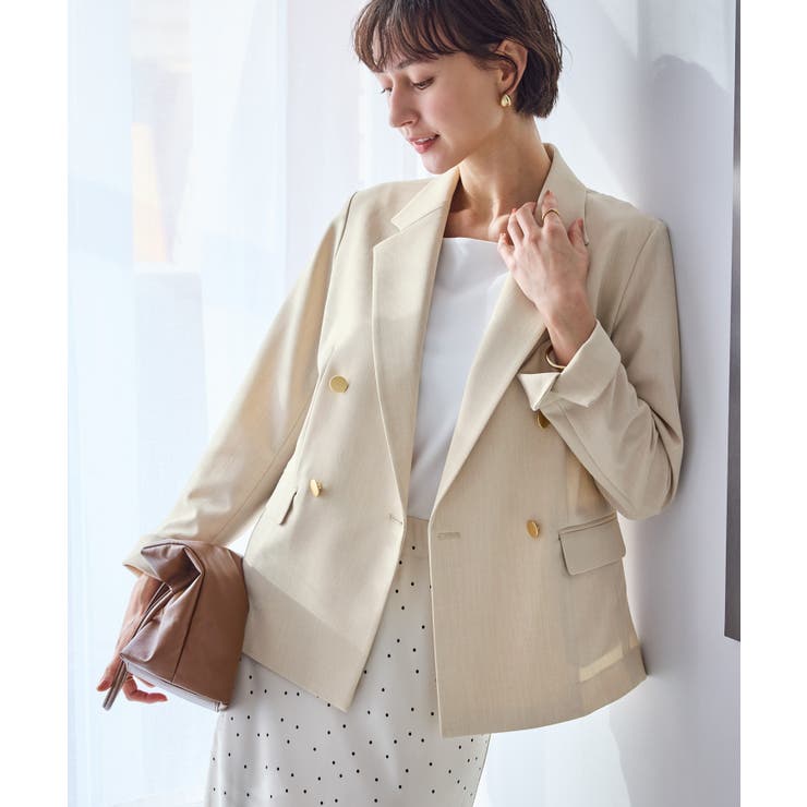 カナパ 金ボタンジャケット/セットアップ対応・UV・抗菌防臭・接触冷感 | ROPE' PICNIC | 詳細画像7 