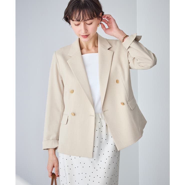 カナパ 金ボタンジャケット/セットアップ対応・UV・抗菌防臭・接触冷感 | ROPE' PICNIC | 詳細画像8 