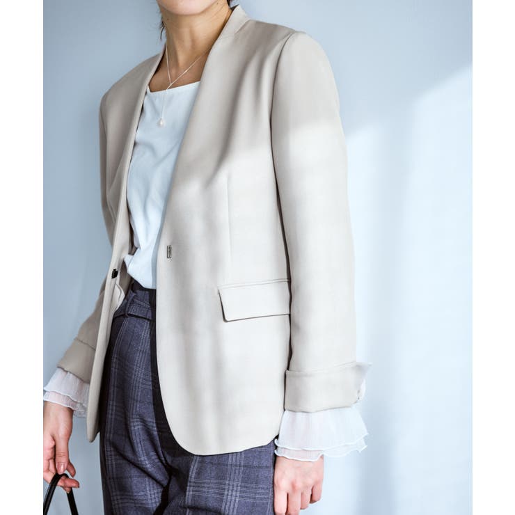 360°ウルトラストレッチ ノーカラージャケット UVカット | ROPE' PICNIC | 詳細画像10 