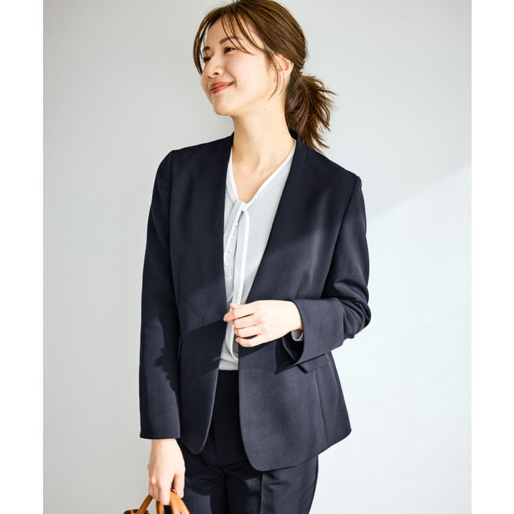 360°ウルトラストレッチ ノーカラージャケット UVカット | ROPE' PICNIC | 詳細画像19 