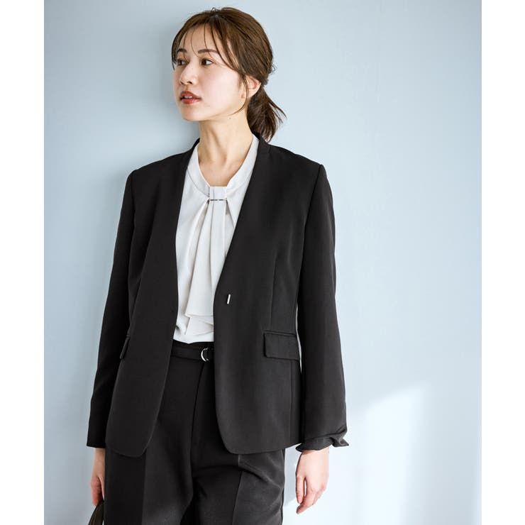 360°ウルトラストレッチ ノーカラージャケット UVカット | ROPE' PICNIC | 詳細画像4 