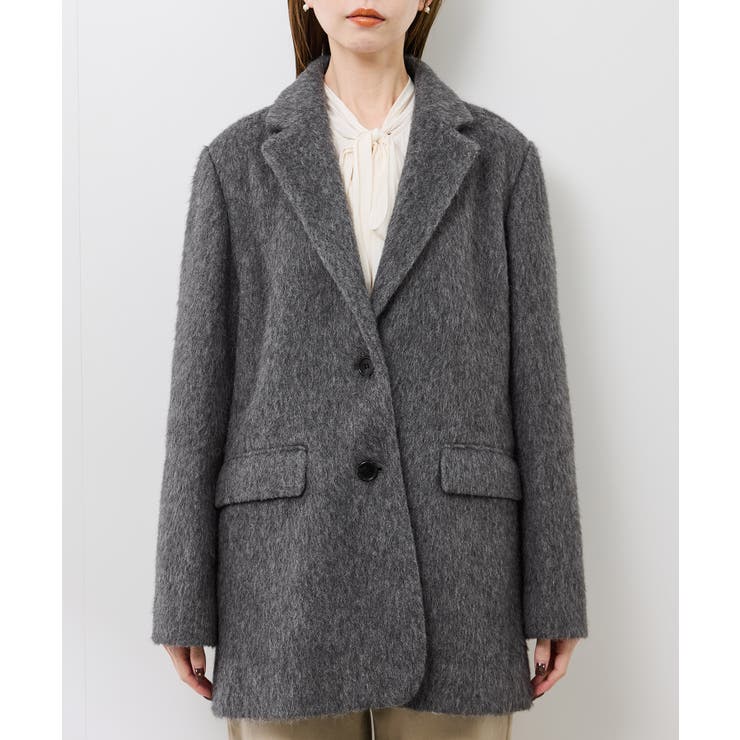 シャギーテーラードジャコット[品番：RPCW0050838]｜ROPE' PICNIC