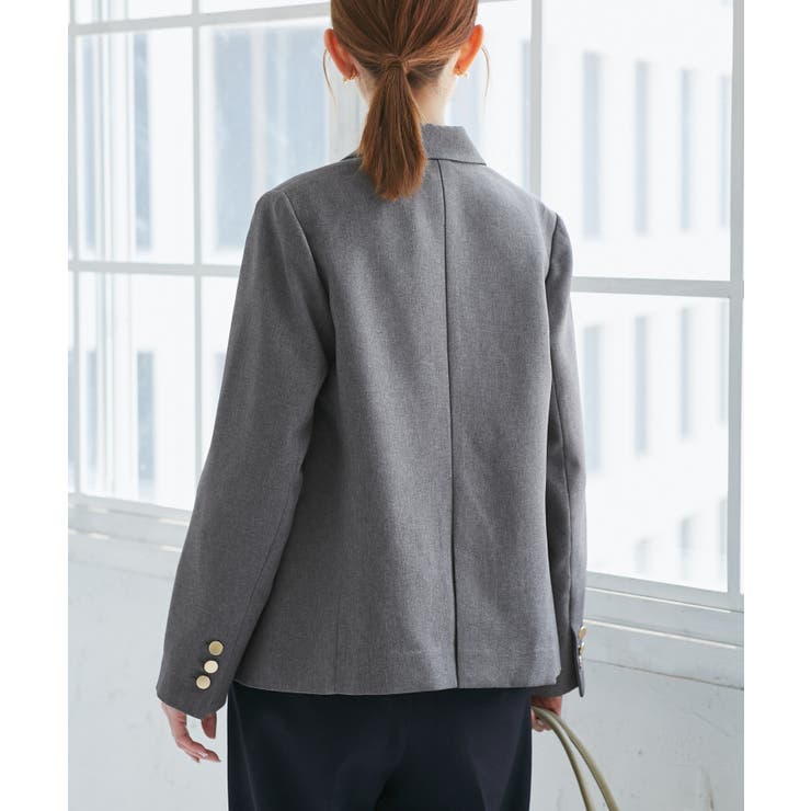 レディハンサムシリーズ ウールライク金ボタンジャケット(半裏地) セットアップ | ROPE' PICNIC | 詳細画像11 