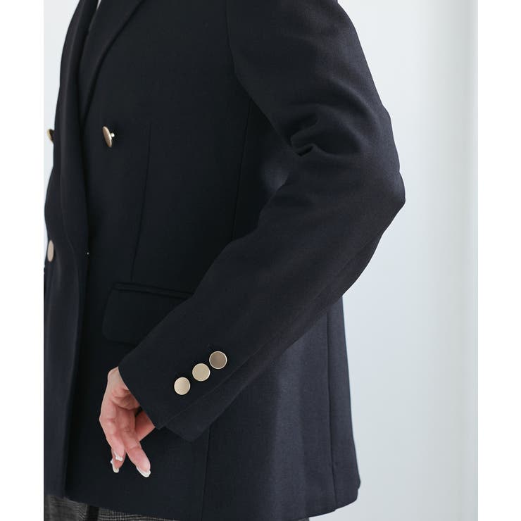 レディハンサムシリーズ ウールライク金ボタンジャケット(半裏地) セットアップ | ROPE' PICNIC | 詳細画像38 