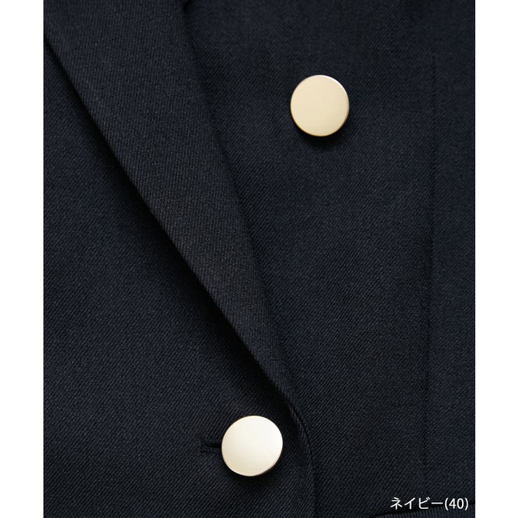 レディハンサムシリーズ ウールライク金ボタンジャケット(半裏地) セットアップ | ROPE' PICNIC | 詳細画像50 