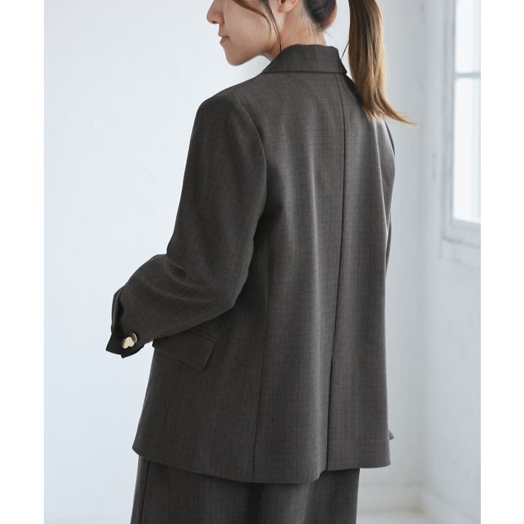 【低身長 小柄さんサイズ】レディハンサムシリーズ ウールライク金ボタンジャケット… | ROPE' PICNIC | 詳細画像11 