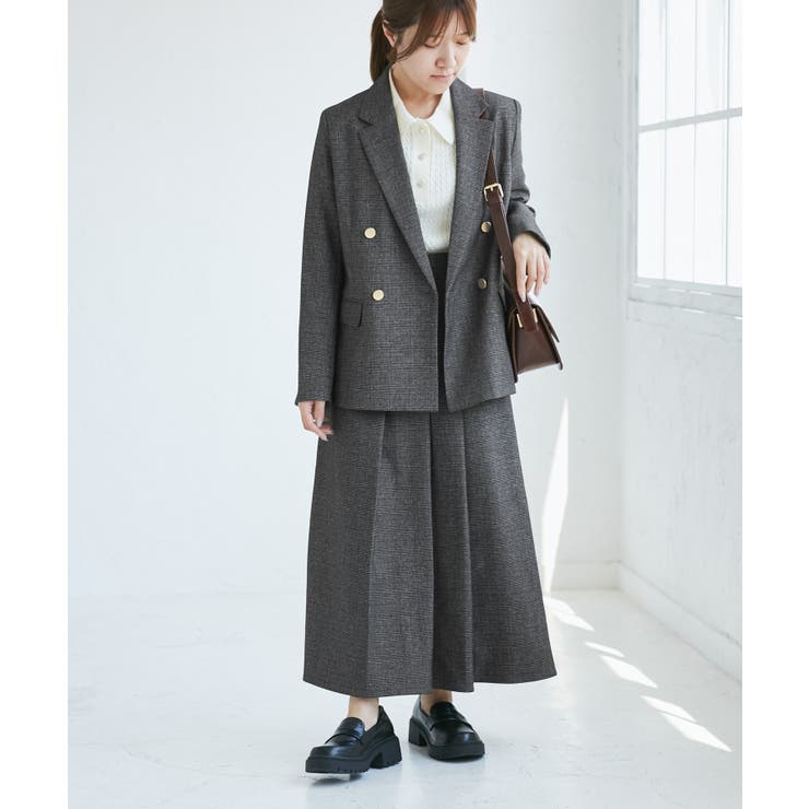 【低身長 小柄さんサイズ】レディハンサムシリーズ ウールライク金ボタンジャケット… | ROPE' PICNIC | 詳細画像18 