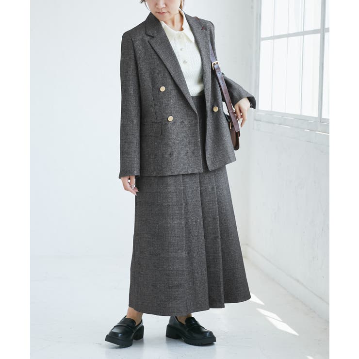 【低身長 小柄さんサイズ】レディハンサムシリーズ ウールライク金ボタンジャケット… | ROPE' PICNIC | 詳細画像19 