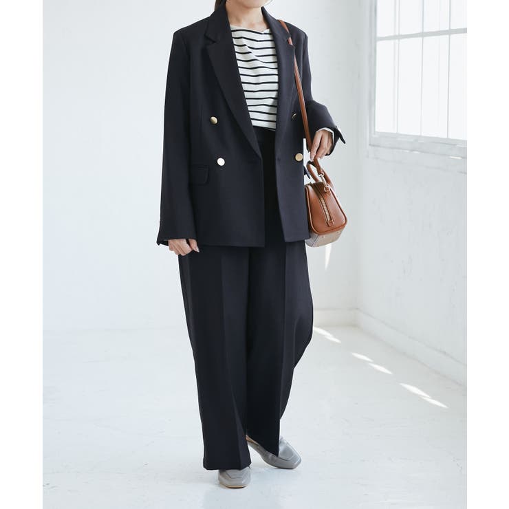 【低身長 小柄さんサイズ】レディハンサムシリーズ ウールライク金ボタンジャケット… | ROPE' PICNIC | 詳細画像29 