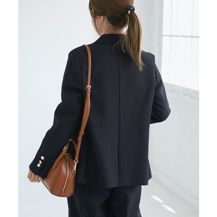 【低身長 小柄さんサイズ】レディハンサムシリーズ ウールライク金ボタンジャケット… | ROPE' PICNIC | 詳細画像31 