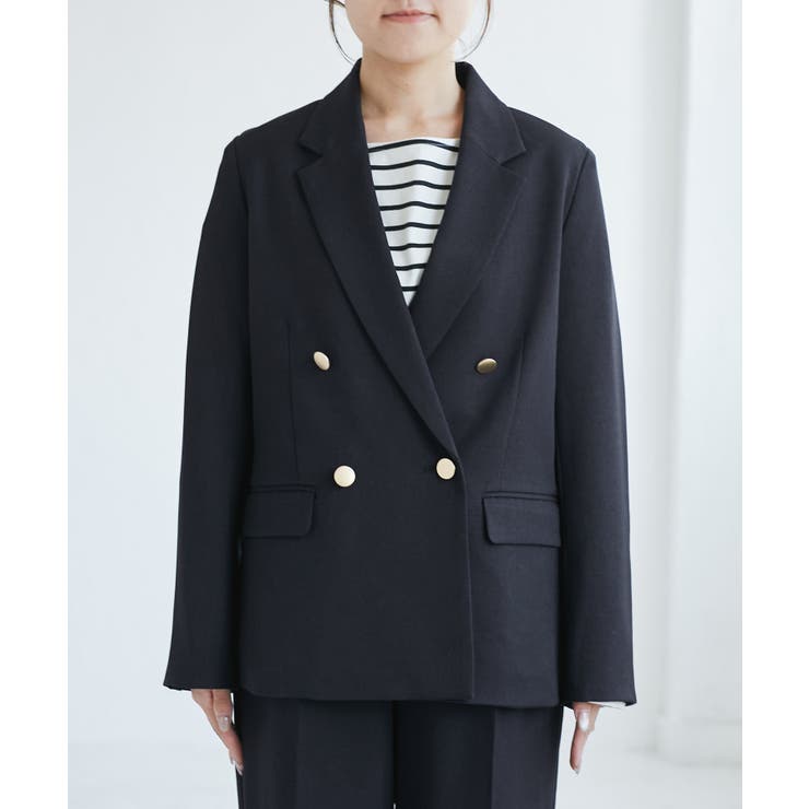 【低身長 小柄さんサイズ】レディハンサムシリーズ ウールライク金ボタンジャケット… | ROPE' PICNIC | 詳細画像34 