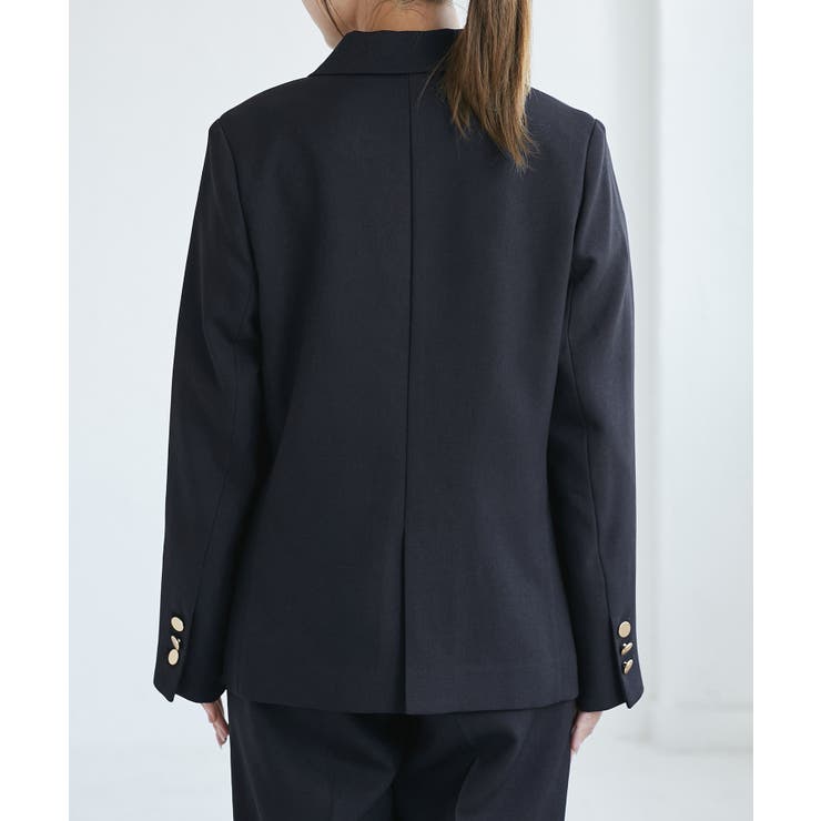 【低身長 小柄さんサイズ】レディハンサムシリーズ ウールライク金ボタンジャケット… | ROPE' PICNIC | 詳細画像36 