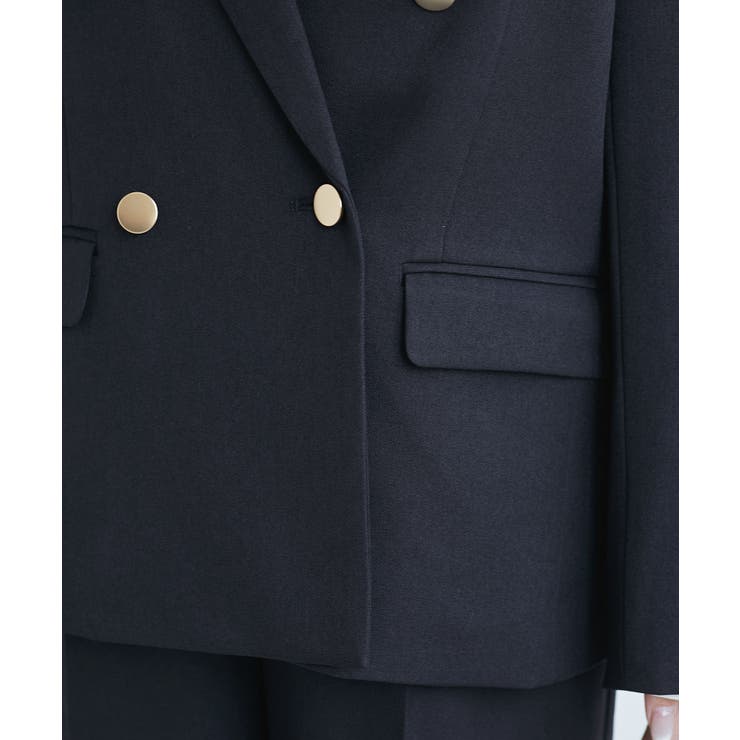 【低身長 小柄さんサイズ】レディハンサムシリーズ ウールライク金ボタンジャケット… | ROPE' PICNIC | 詳細画像41 