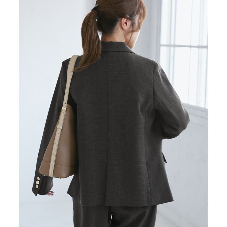 【低身長 小柄さんサイズ】レディハンサムシリーズ ウールライク金ボタンジャケット… | ROPE' PICNIC | 詳細画像7 