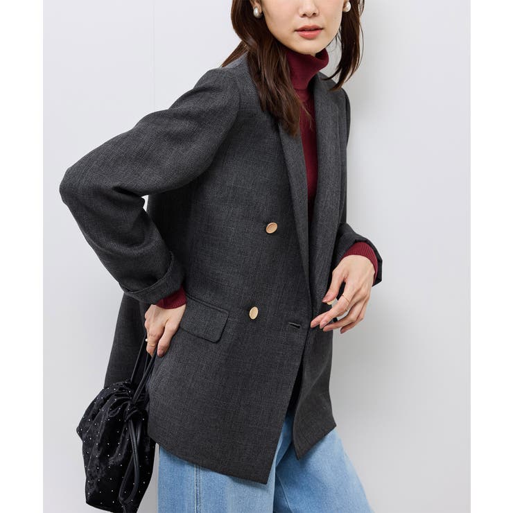 スリートーンツイードジャケット/セットアップ対応[品番：RPCW0050767