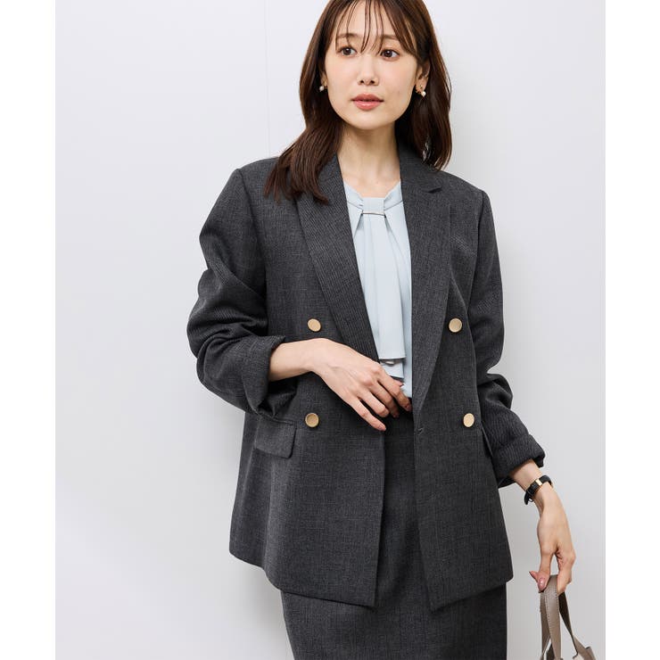 スリートーンツイードジャケット/セットアップ対応[品番：RPCW0050767