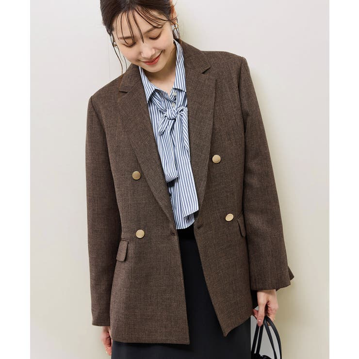 ツイードジャケット スリートーンツイードジャケット/セットアップ対応[品番：RPCW0050767