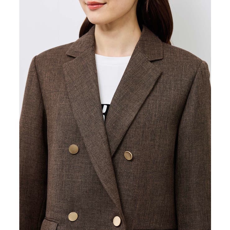 スリートーンツイードジャケット/セットアップ対応[品番：RPCW0050767