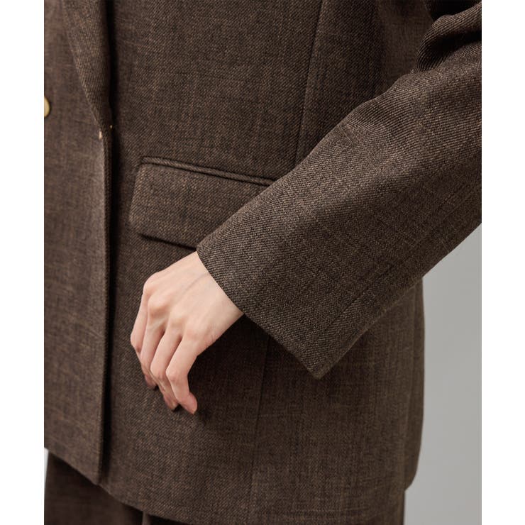 スリートーンツイードジャケット/セットアップ対応[品番：RPCW0050767