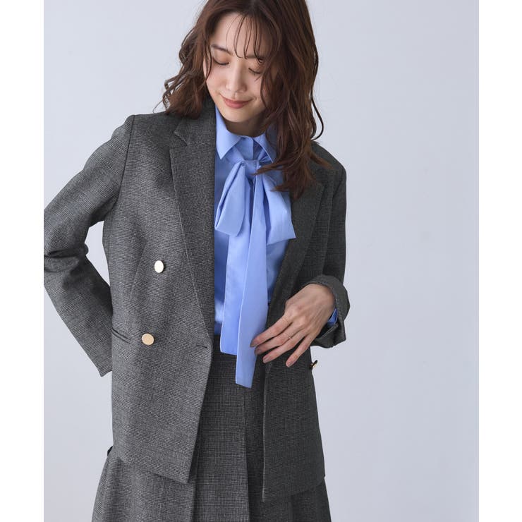 レディハンサムシリーズ ウールライク金ボタンジャケット(総裏地) セットアップ対… | ROPE' PICNIC | 詳細画像17 