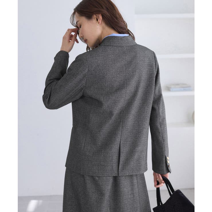 レディハンサムシリーズ ウールライク金ボタンジャケット(総裏地) セットアップ対… | ROPE' PICNIC | 詳細画像19 