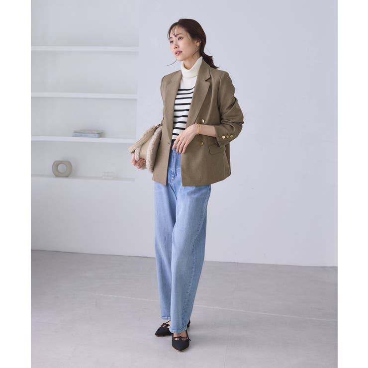 レディハンサムシリーズ ウールライク金ボタンジャケット(総裏地) セットアップ対… | ROPE' PICNIC | 詳細画像20 