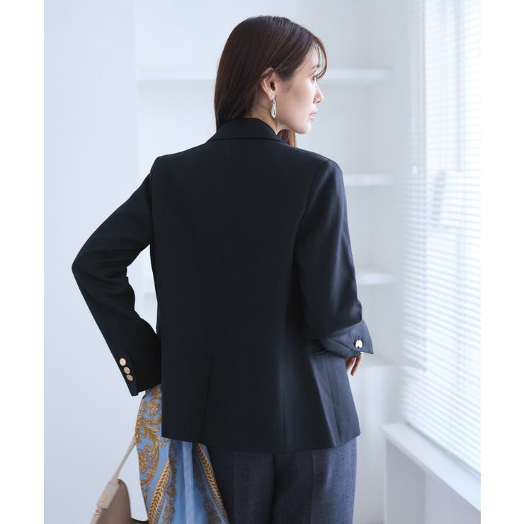 レディハンサムシリーズ ウールライク金ボタンジャケット(総裏地) セットアップ対… | ROPE' PICNIC | 詳細画像31 