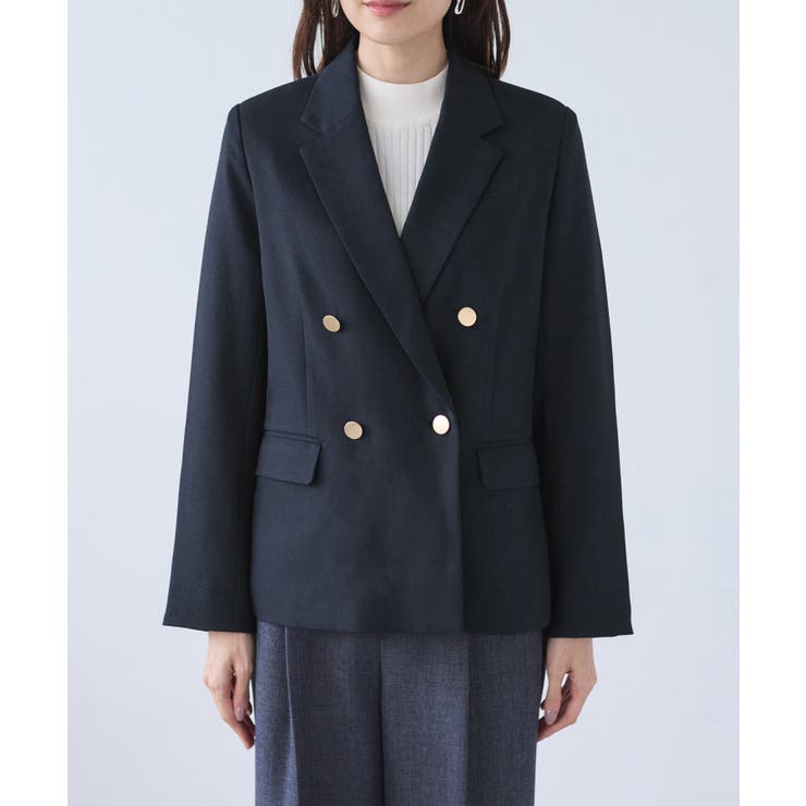 レディハンサムシリーズ ウールライク金ボタンジャケット(総裏地) セットアップ対… | ROPE' PICNIC | 詳細画像33 