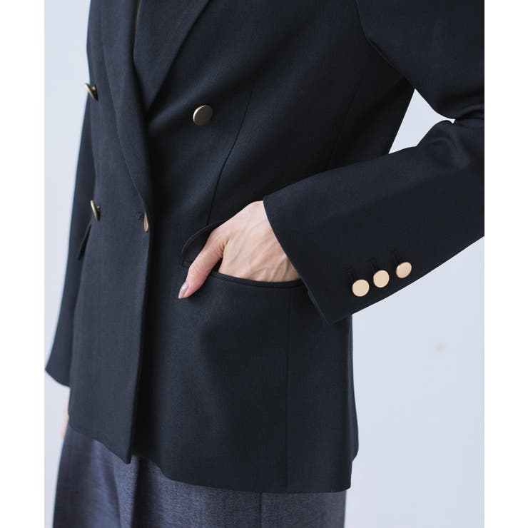 レディハンサムシリーズ ウールライク金ボタンジャケット(総裏地) セットアップ対… | ROPE' PICNIC | 詳細画像39 