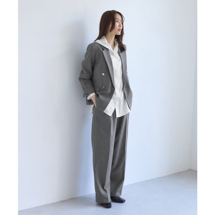 レディハンサムシリーズ ウールライク金ボタンジャケット(総裏地) セットアップ対… | ROPE' PICNIC | 詳細画像9 