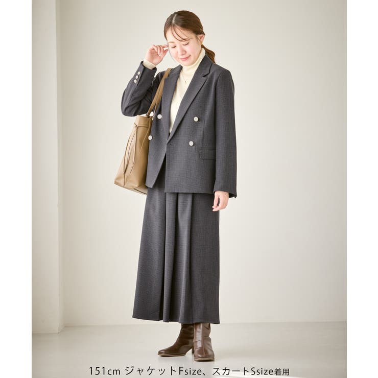 【低身長 小柄さんサイズ】レディハンサムシリーズ ウールライク金ボタンジャケット… | ROPE' PICNIC | 詳細画像3 