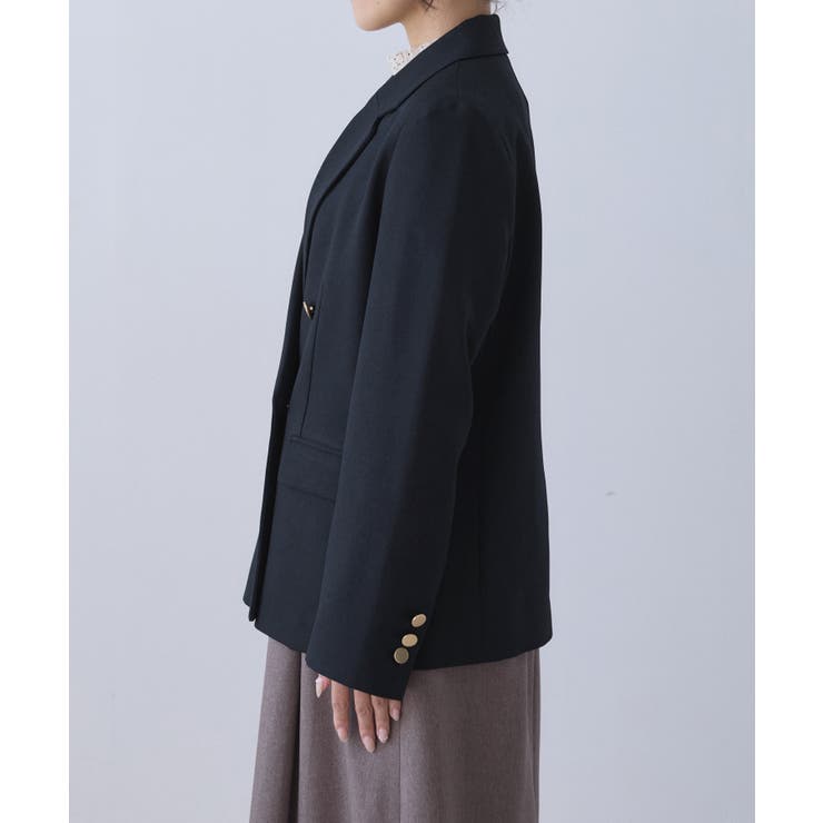 【低身長 小柄さんサイズ】レディハンサムシリーズ ウールライク金ボタンジャケット… | ROPE' PICNIC | 詳細画像34 