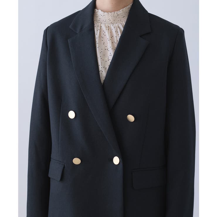 【低身長 小柄さんサイズ】レディハンサムシリーズ ウールライク金ボタンジャケット… | ROPE' PICNIC | 詳細画像36 