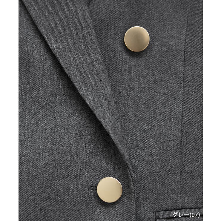 【低身長 小柄さんサイズ】レディハンサムシリーズ ウールライク金ボタンジャケット… | ROPE' PICNIC | 詳細画像47 